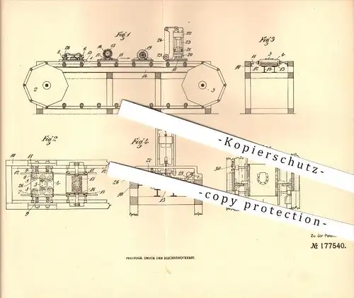 original Patent - Heddo Vosberg in Leer , Ostfriesland , 1905 , Herstellung von Hufeisen , Eisen , Schmied , Pferde !!!