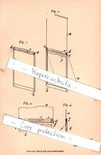 Original Patent - Wilhelm Chelius in Frankfurt a. M. , 1906 , Photographische Blechkassette !!!