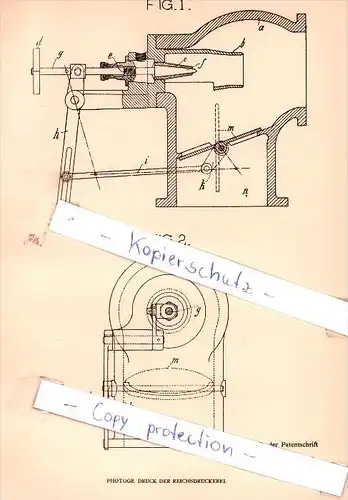 Original Patent - O. Tzeutschler in Lauban i. Schl. , 1906 , Luftzuführungsvorrichtung !!!