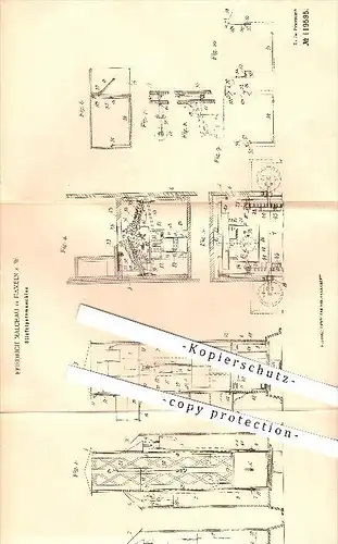 original Patent - Friedrich Malchau in Hameln a. W. , 1899 , Stiefelputzmaschine , Stiefel , Schuhe , Schuster !!!