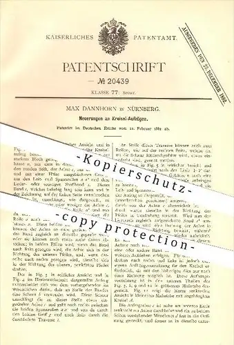 original Patent - Max Dannhorn in Nürnberg , 1882 , Kreisel-Aufzüge , Kreisel , Spielzeug !!!