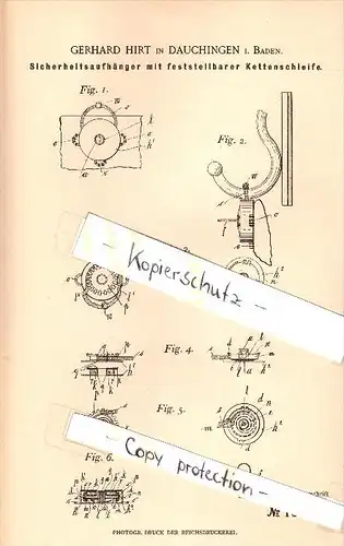 Original Patent -W. Hückel in Vandsburg / Wiecbork , Kr. Flatow und H. Ludwig in Runowo , 1899 , Apparat für Schornstein