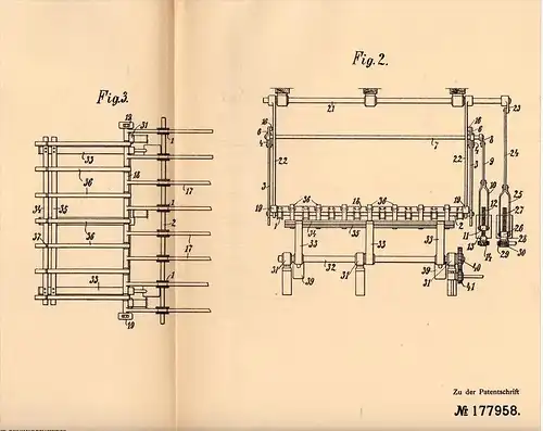Original Patentschrift - Ferd. von Poschinger in Buchenau b. Zwiesel i.B., 1904, Apparat für Glastafel , Kühlofen , Glas