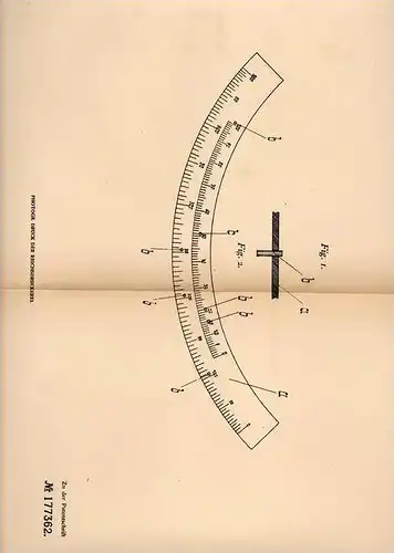 Original Patentschrift - C. Staudenmaier in Cannstadt - Stuttgart , 1905 , Briefwaage , Waage !!!