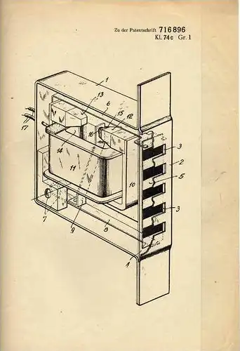 Original Patentschrift - Dipl.-Ing. Heinrich List in Teltow ,1938 , Schauzeichen für Flugzeuge !!!