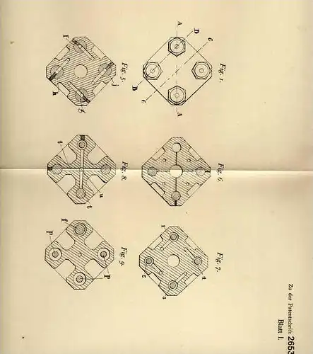 Original Patentschrift - G. Constantinescu in London ,1913 , Gasgewinnung aus Zylindern !!!