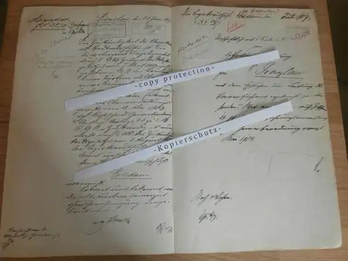 Draussen - Mühle Gorselanszyk Prenzlau , 1917 , Wassermühle , Turbinen , Stempel , Polizei , Regierung , Uckermark !!!