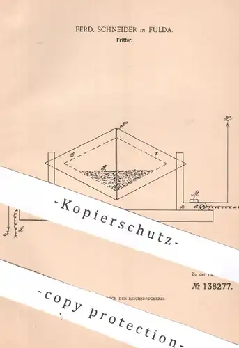 original Patent - Ferd. Schneider , Fulda | 1902 | Fritter | telegraphy | Telegraphie , Strom , Elektriker