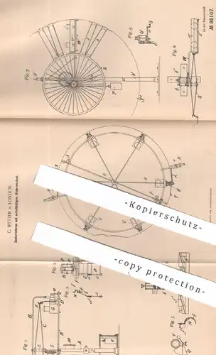 original Patent - C. Wetter , London , England , 1894 , Zauberlaterne mit Bilderwechsel | Laterne , Lampe , Bilder