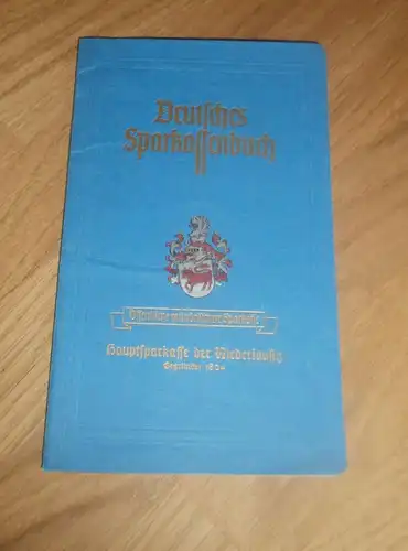 altes Sparbuch Neupetershain / Drebkau , 1942 , Landwirt Hermann Nuglisch , Sparkasse , Bank !!!