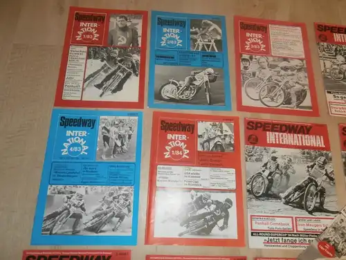 16x Speedway International 1983-1986 , Bahnsport Journal , Zeitschrift !!!