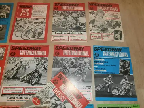 16x Speedway International 1983-1986 , Bahnsport Journal , Zeitschrift !!!