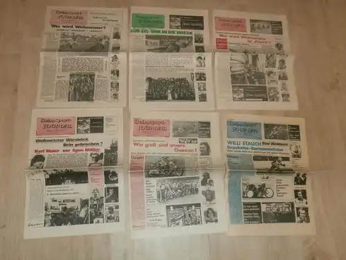 6x Bahnsport Journal 1978-1980 , Speedway , Zeitschrift , Journal !!!