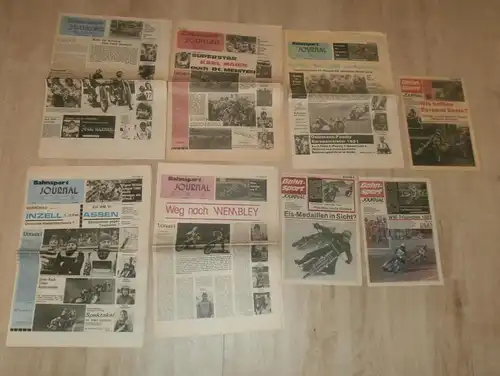 8x Bahnsport Journal 1979-1982 , Speedway , Zeitschrift , Journal !!!