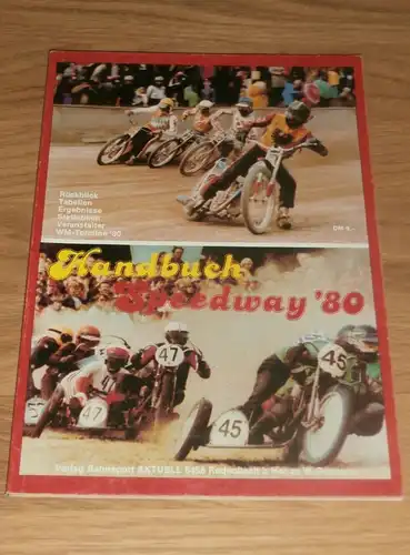 Speedway Handbuch 1980 , Chronik , Buch , Journal !!!
