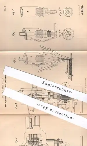 original Patent - Jules Mathieu , Paris , Frankreich  1889 , Bonnaz - Stickmaschine |Sticken , Zierstickerei , Schneider