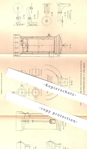 original Patent - Joseph Rist , Max Kustermann , München , 1879 , Regulierfüllofen | Füllofen , Ofen , Öfen , Ofenbauer