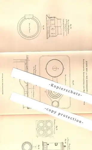 original Patent - Joseph Rist , Max Kustermann , München , 1879 , Regulierfüllofen | Füllofen , Ofen , Öfen , Ofenbauer