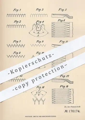 original Patent - Herm. Hillebrand , Werdohl , 1906 , Schnitzelmesser für Rüben - Schnitzelmaschine | Messer , Zucker !!