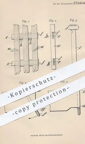 original Patent - François Blachier , Grenoble , Isère , Frankreich , 1911 , Querverbinder für Treibriemen aus Leder !!!