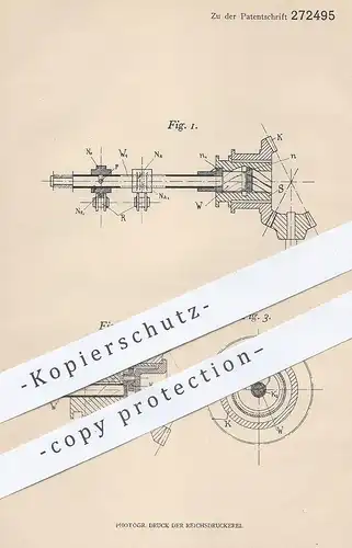 original Patent - Engelbert Cernocky , Prag , 1913 , Umsteuerung für Verbrennungskraftmaschine | Motor , Motoren !!