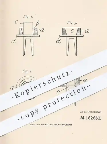 original Patent - The Bifurcated Rivet Company Limited , Warrington , England , 1906 , Niet | Niete , Nieten | Metall !!