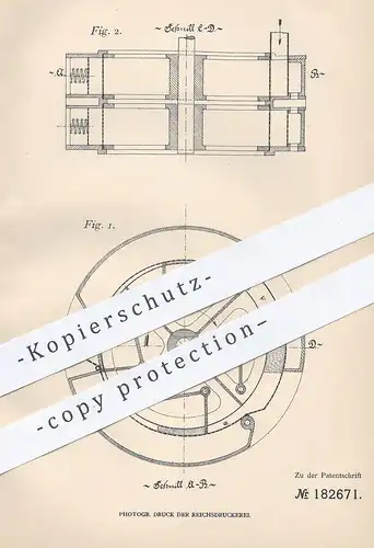 original Patent - Gustav Taube , Berlin / Charlottenburg 1906 , Mehrstufige Keilpresse | Keil - Presse | Pressen , Walze