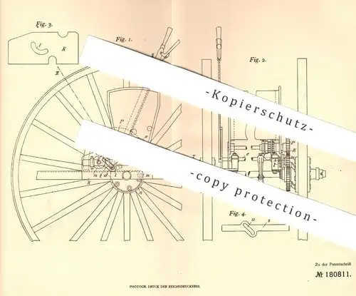 original Patent - Theodor Umrath KG , Vysocan / Prag , 1906 , Säewelle an Säemaschinen | Aussaat , Saat , Säen , Gärtner