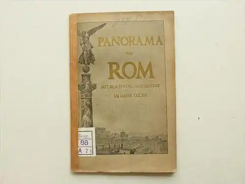 Rom - Panorama 1890 ,  mit Triumphzug Kaiser Constantin , Geschichte Italien , Italia , Roma