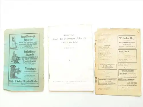 Stadt Buckow , Märkische Schweiz , 1928 , Fuhrmann Wanderungen , Eigenverlag um 1928 !!!