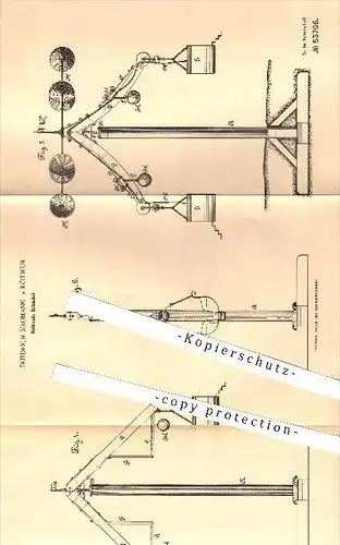 original Patent - Friedrich Naumann in Köthen , 1889 , Rotierende Schaukel , Schaukeln , Rotation , Sport , Turnen !!!