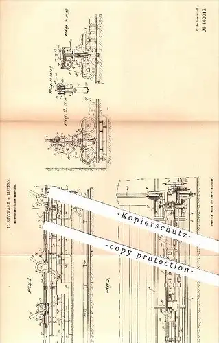 original Patent - H. Siegwart in Luzern , 1901 , Kunstbalken - Schneidmaschine , Balken , Holz , Holzbearbeitung !!!