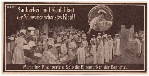 original Werbung - 1908 - Margarine Rheinperle , Elitemarke , Butter , Molkerei !!!