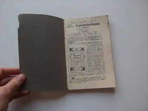 Krankheits- und Unglücksfällen unserer Haustiere , 1912, Ratgeber, E. Ulmer in Stuttgart , Tierarzt , Tiere , Erste Hife