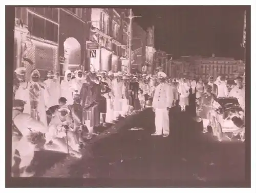 Flüchtlinge am Potsdamer Platz 1945 - original Negativ , Berlin , Vertreibung , Besetzung , Flucht !!!