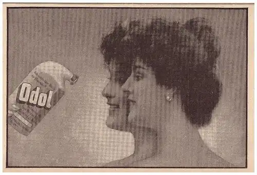 original Werbung - 1907 - Odol , Mundwasser !!!
