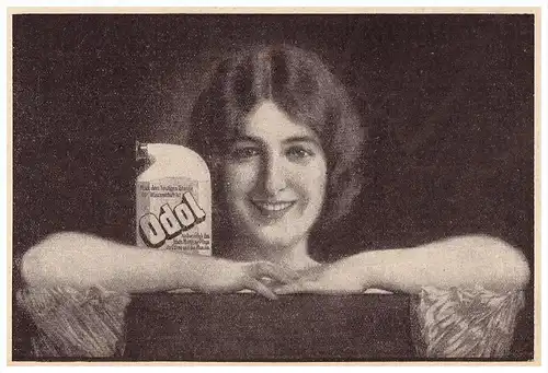 original Werbung - 1907 - Odol , Mundwasser !!!