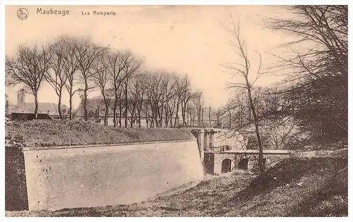 Maubeuge , 1916 , Les Remparts , Feldpost , Landwehr Inf. Rgt 77 , 6. Kompanie , 111 Inf. Division !!!