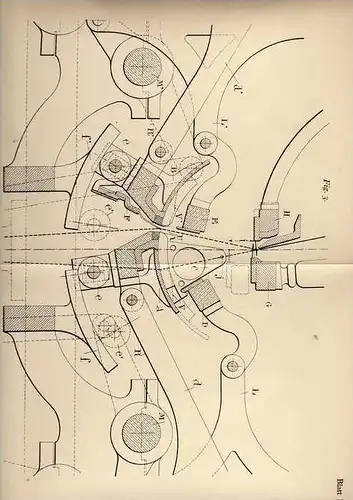 Original Patentschrift - H. Janton in Villeurbanne und Lyon , 1906 , Tüllstuhl , Näherei , Kleidung !!!