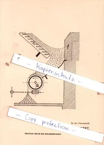 Original Patent  - A. Piontek in Braunschweig , 1905 , Entfernung der Brennstoffrückstände !!!