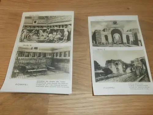 Album voll mit Postkarten / Ansichtskarten aus Pompei , Neapel , AK , Fotoalbum !!!