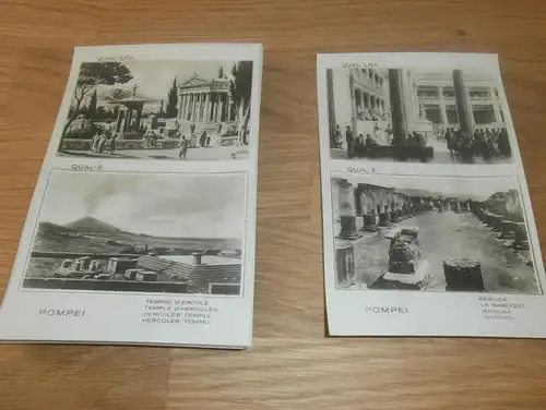 Album voll mit Postkarten / Ansichtskarten aus Pompei , Neapel , AK , Fotoalbum !!!