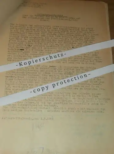 alte Dokumente - Gut Schwichtenberg b. Demmin in Mecklenburg , 1951 , mit Karten , 7 Seiten , Borrentin !!!