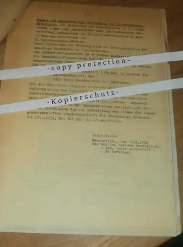 alte Dokumente - Peetsch in Mecklenburg , 1951, mit Karte , bei Wesenberg , Mirow , Neustrelitz !!!