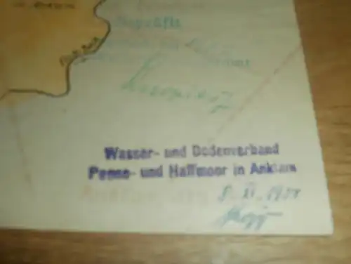 alte Karte - Auerose in Mecklenburg , 1951 , Kosenow , Anklam !!!