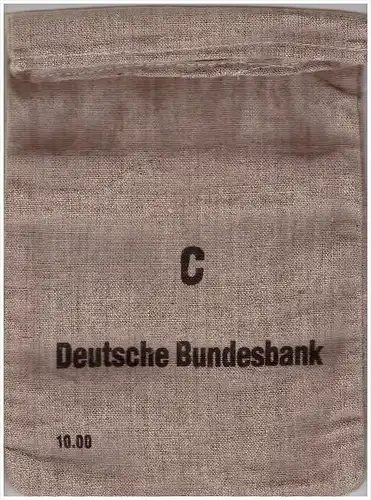 alter Geldsack - Deutsche Bundesbank - Bank , Sparkasse , Post !!!!
