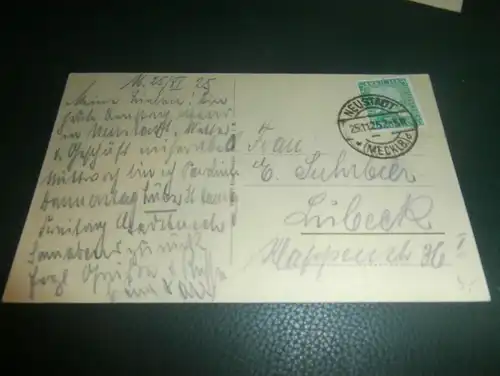 Ansichtskarte Neustadt i. Mecklenburg , 1925 , Technikum , AK gelaufen !!!