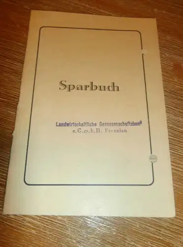 altes Sparbuch Templin , 1951 - 1953 , Arwed Wietholtz in Templin , Prenzlau , Sparkasse , Bank !!!