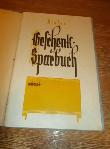 altes Sparbuch Dresden , 1943 - 1946 , Detlef Kasimir Paris , Sparkasse , Bank !!!