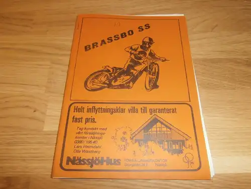 Speedway Brassbo SS 15.07.1979 , Nässjö , Schweden , Programmheft / Programm / Rennprogramm !!!